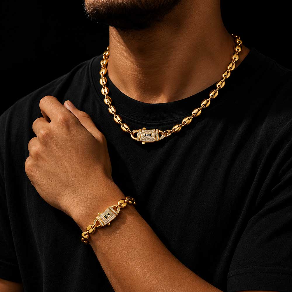 Cuban Link Chain 12Mm - HHIOK Hip Hop Jewelry 8Mm/10Mm/12Mm/14Mm Stainless