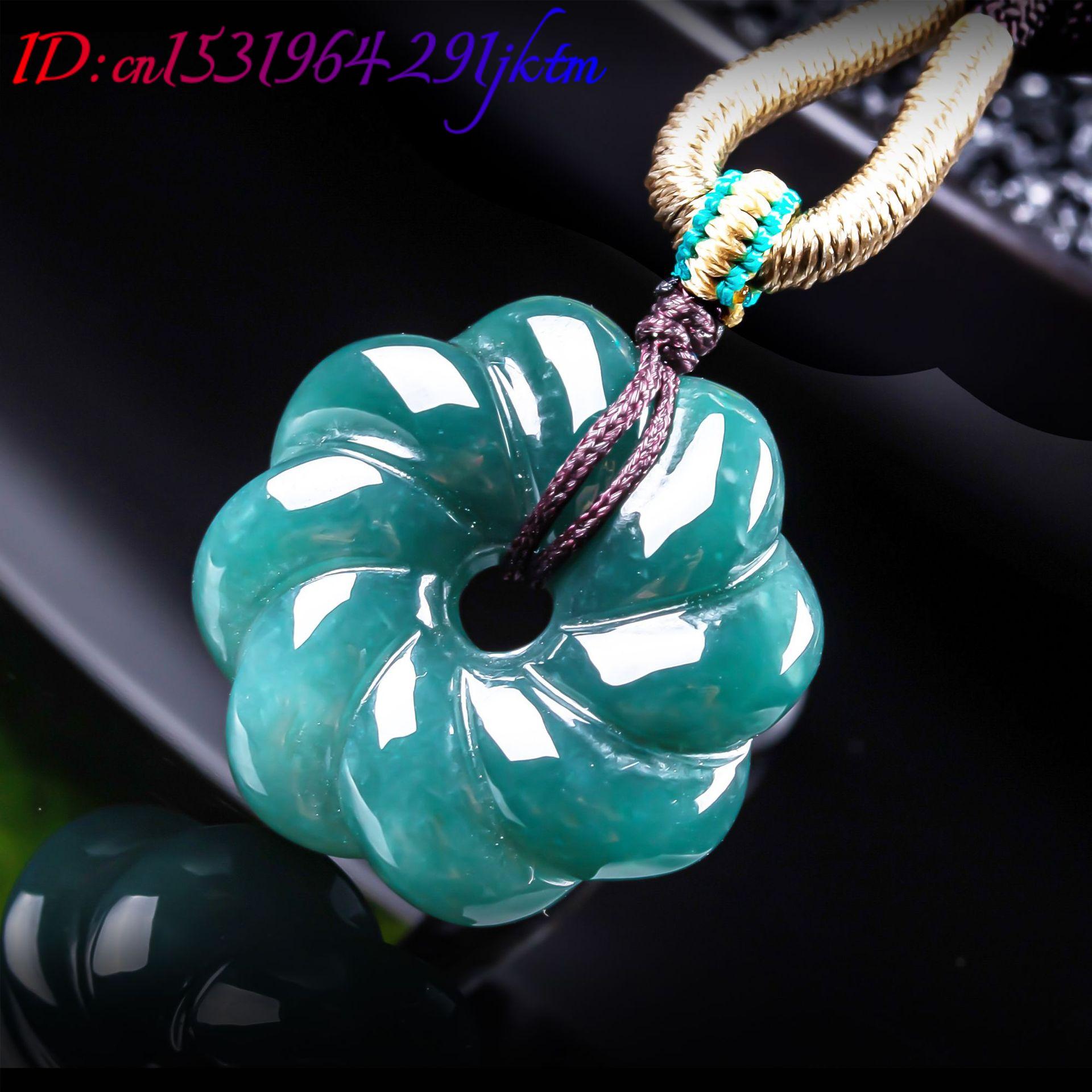 Natural Burmese Jadeite Flower - Necklaces review and price