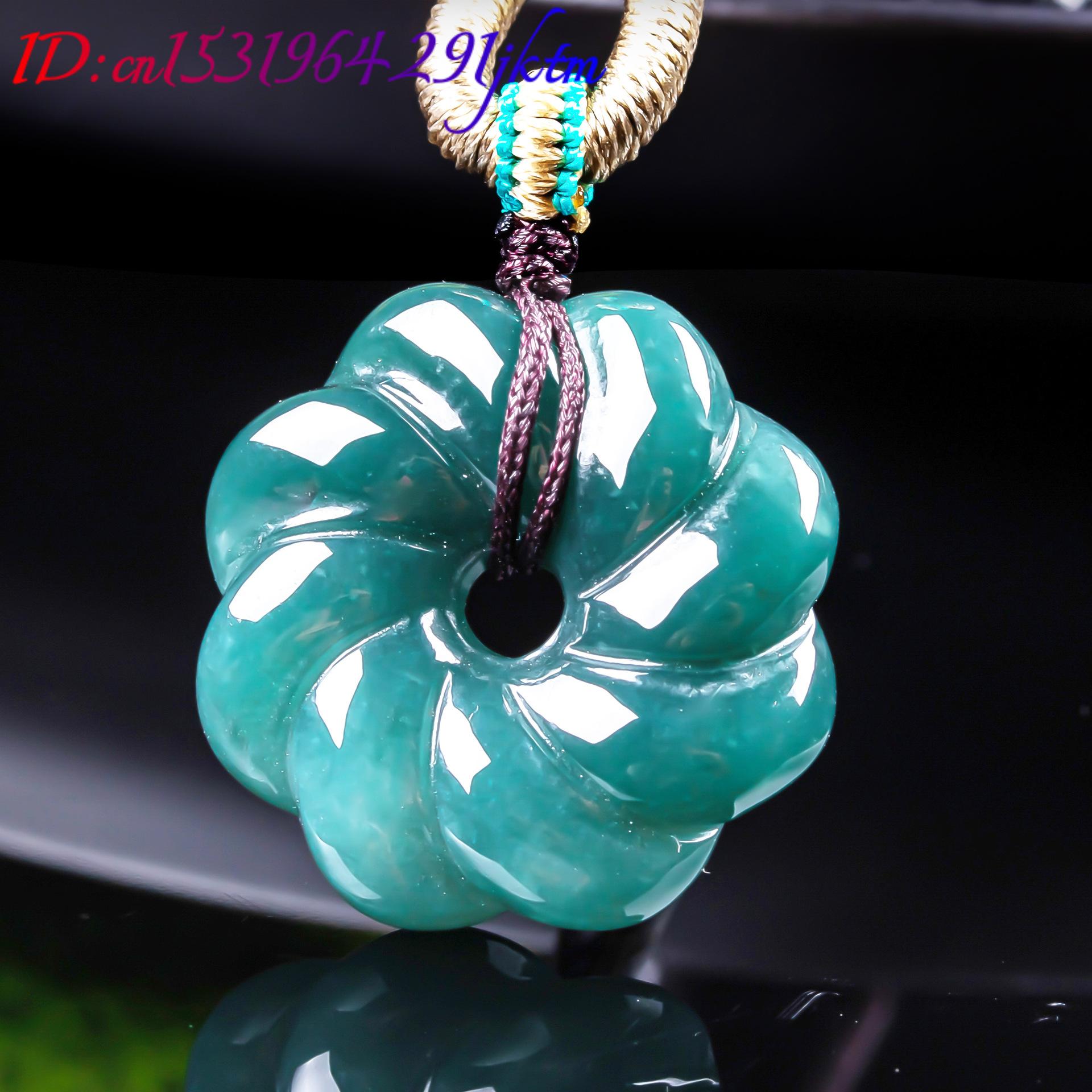 Natural Burmese Jadeite Flower - Necklaces review and price
