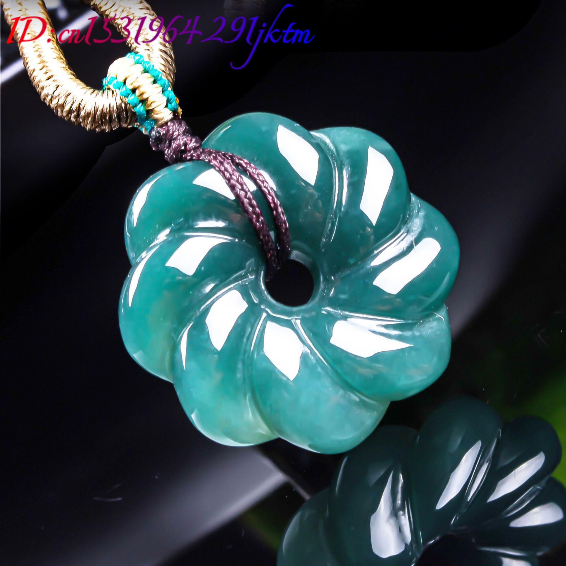 Natural Burmese Jadeite Flower - Necklaces review and price
