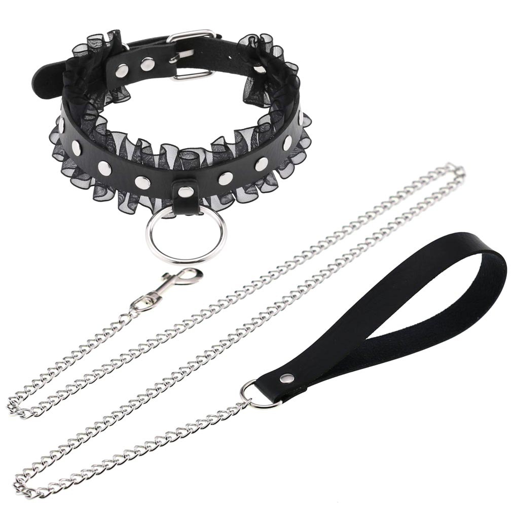 Sexy Lace Spiked Choker Punk C - Goth Punk Spike Choker review and price