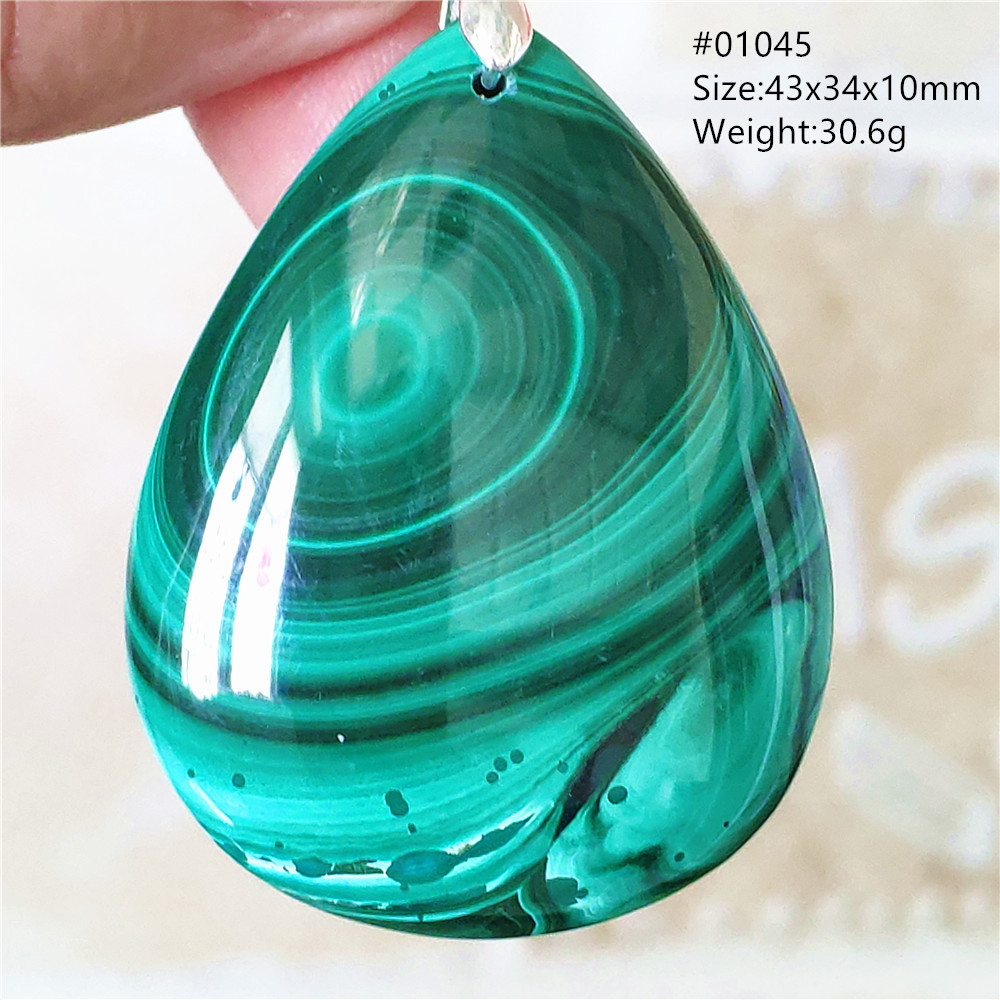 Natural Green Malachite Chryso - 925 Sterling Silver Chain Necklace Men review and price