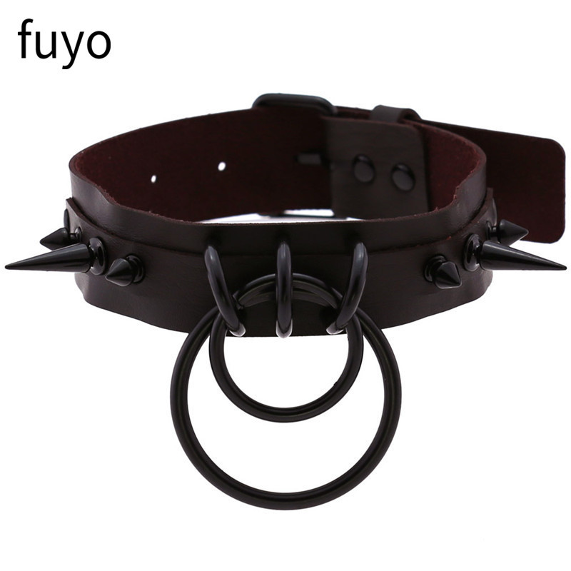 Punk Bells Black Spike Choker  - Goth Punk Spike Choker review and price