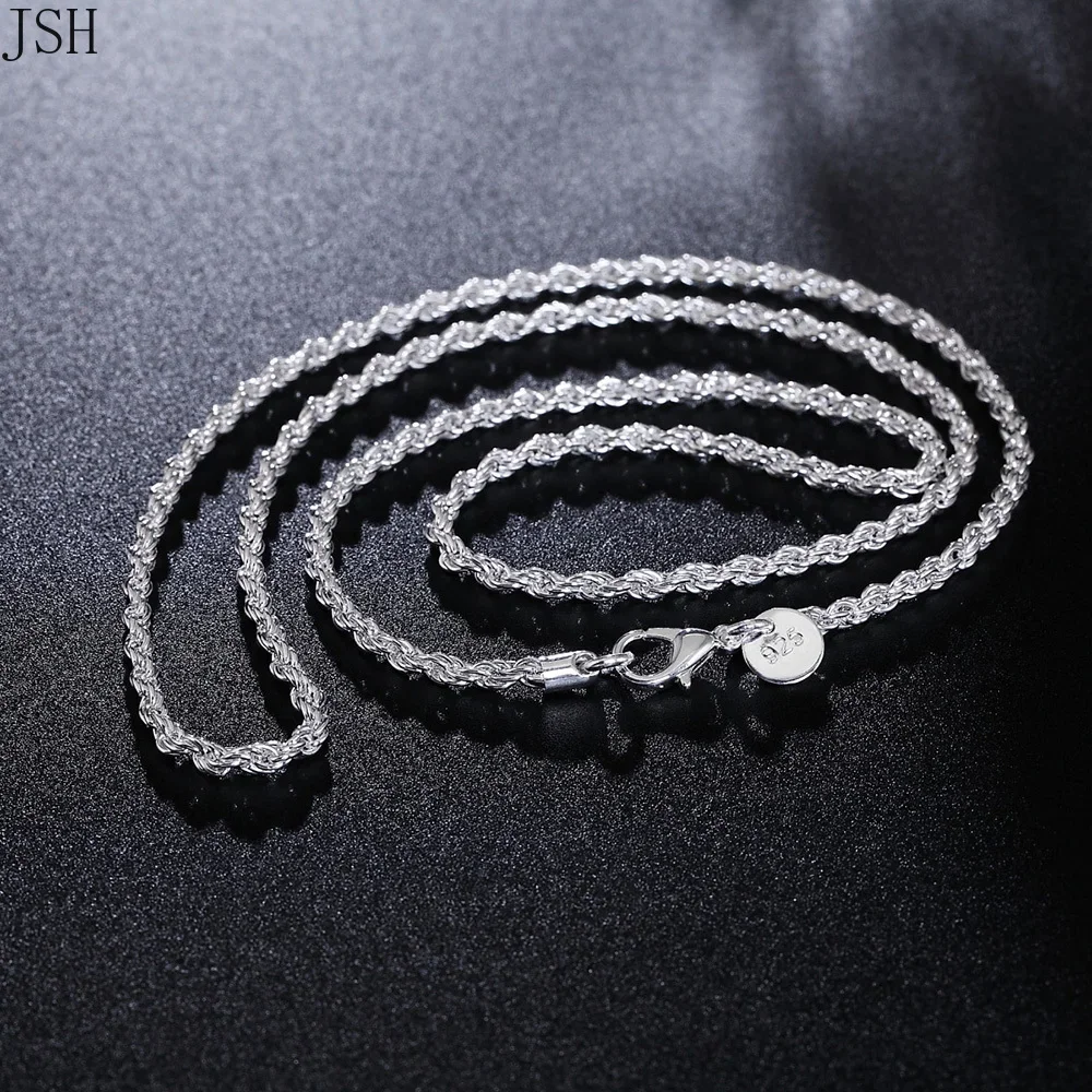 40-60cm wholesale 925 Sterling - 925 Sterling Silver Chain Necklace Men review and price