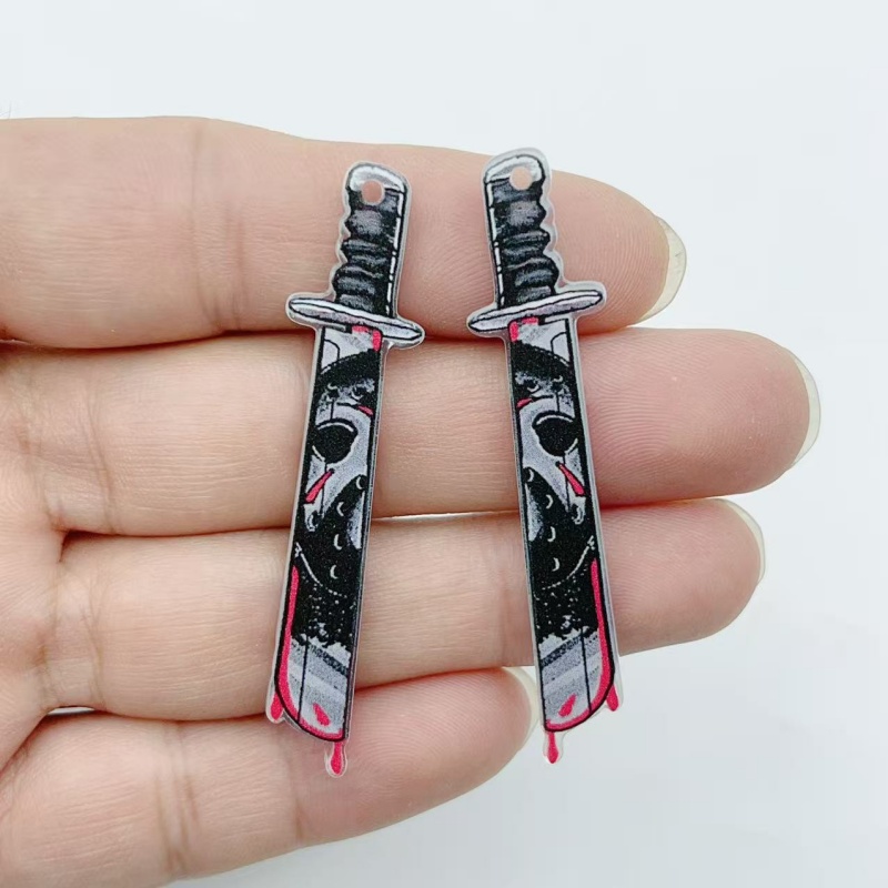 10 pieces of acrylic jewelry H - Earrings review and price