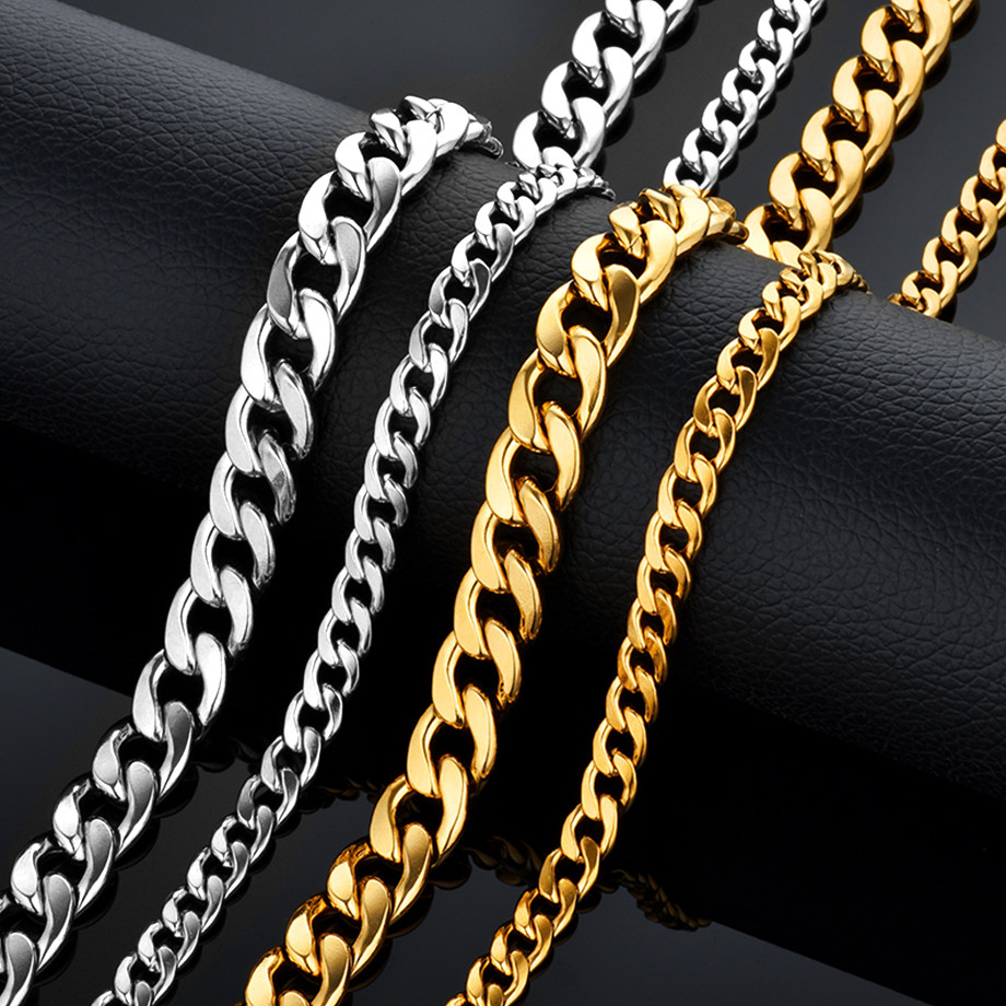 Stainless Steel Curb Cuban Cha - Cuban Link Chain 12Mm review and price