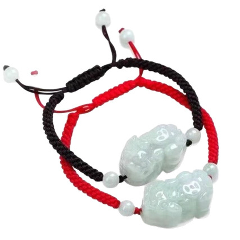 Natural Jadeite A-grade Pixiu  - Bracelets review and price