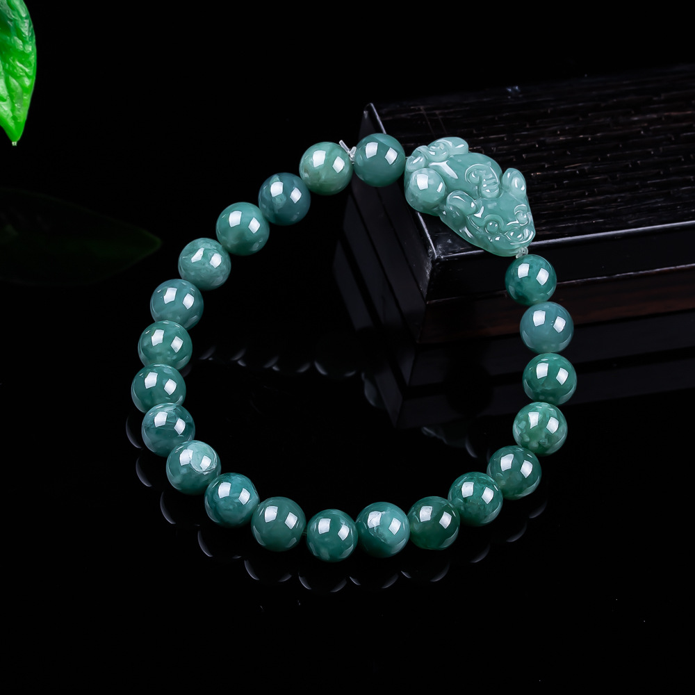Natural Burmese Jadeite Pixiu  - Bracelets review and price