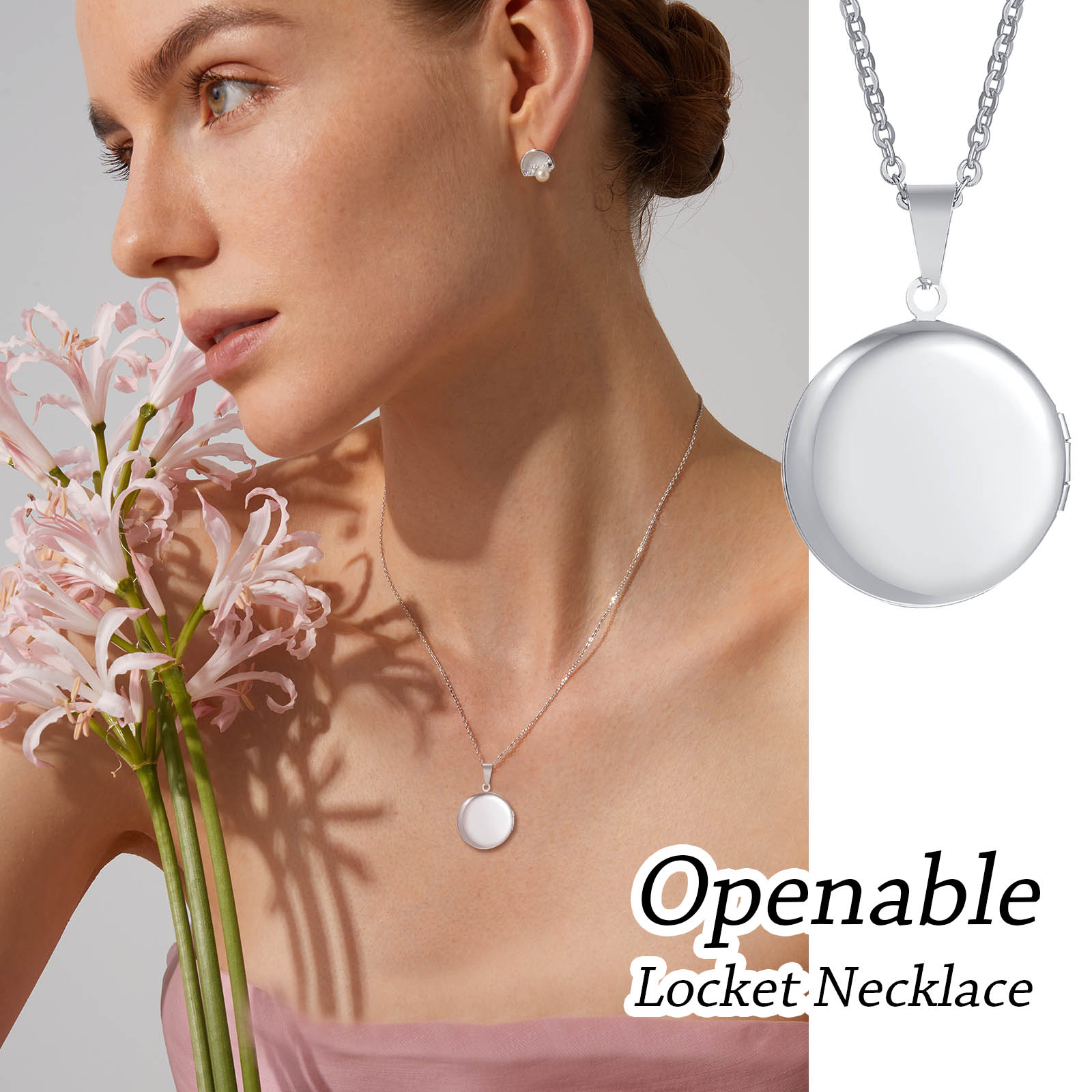 Free Engraving Initials Heart  - Heart Locket Necklace Photo review and price