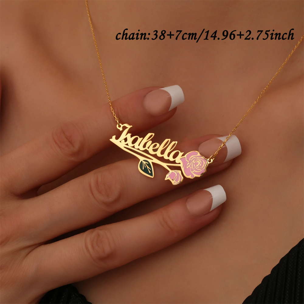 Personalized Colorfuls Birth F - Custom Name Necklace Stainless Steel review and price