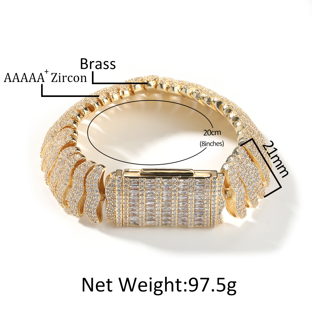 Uwin 21mm Centipede Cuban Link - Cuban Link Chain 12Mm review and price