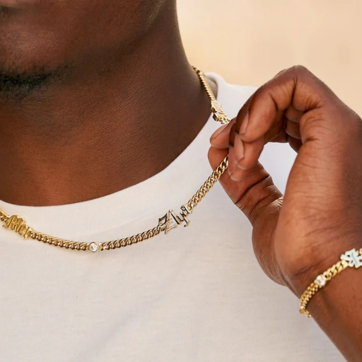 Custom Old English Name Neckla - Cuban Link Chain 12Mm review and price
