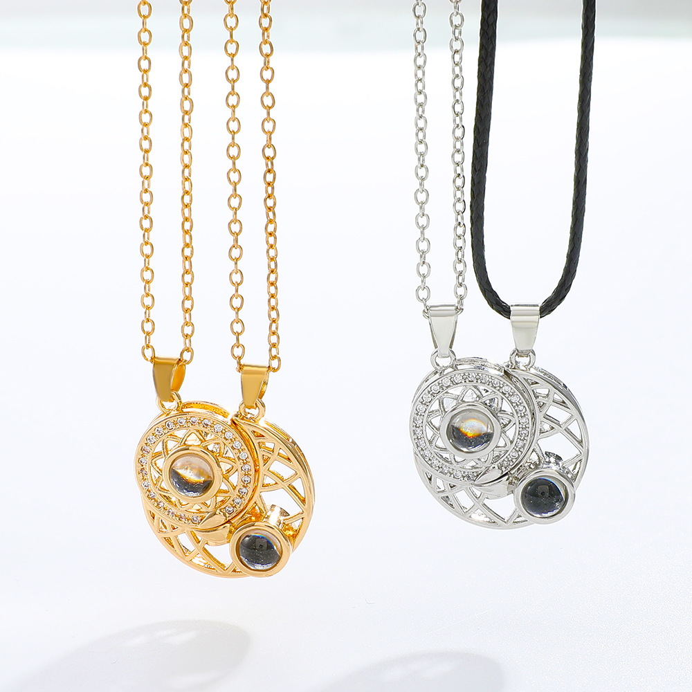 2PCS Magnetic Couple Matching  - Magnetic Couple Matching Necklaces review and price