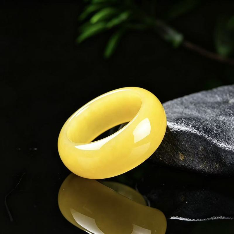 Genuine A-grade jadeite ring w - Rings review and price