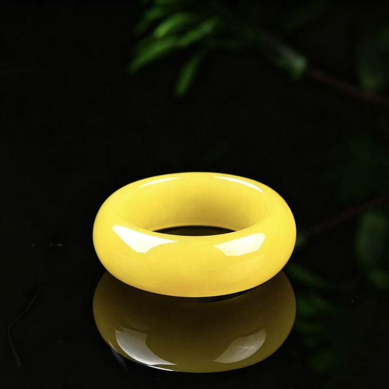 Genuine A-grade jadeite ring w - Rings review and price