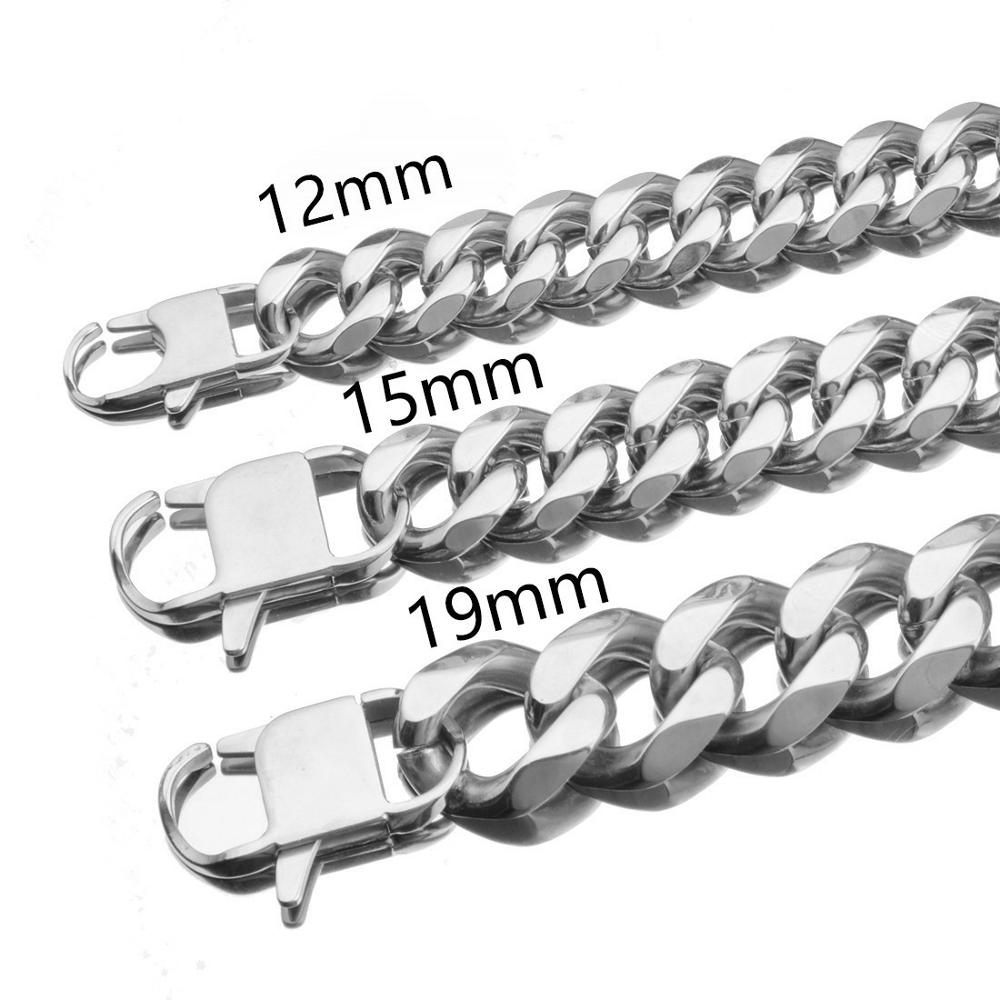 12mm/15mm/17mm/19mm Stainless  - Cuban Link Chain 12Mm review and price