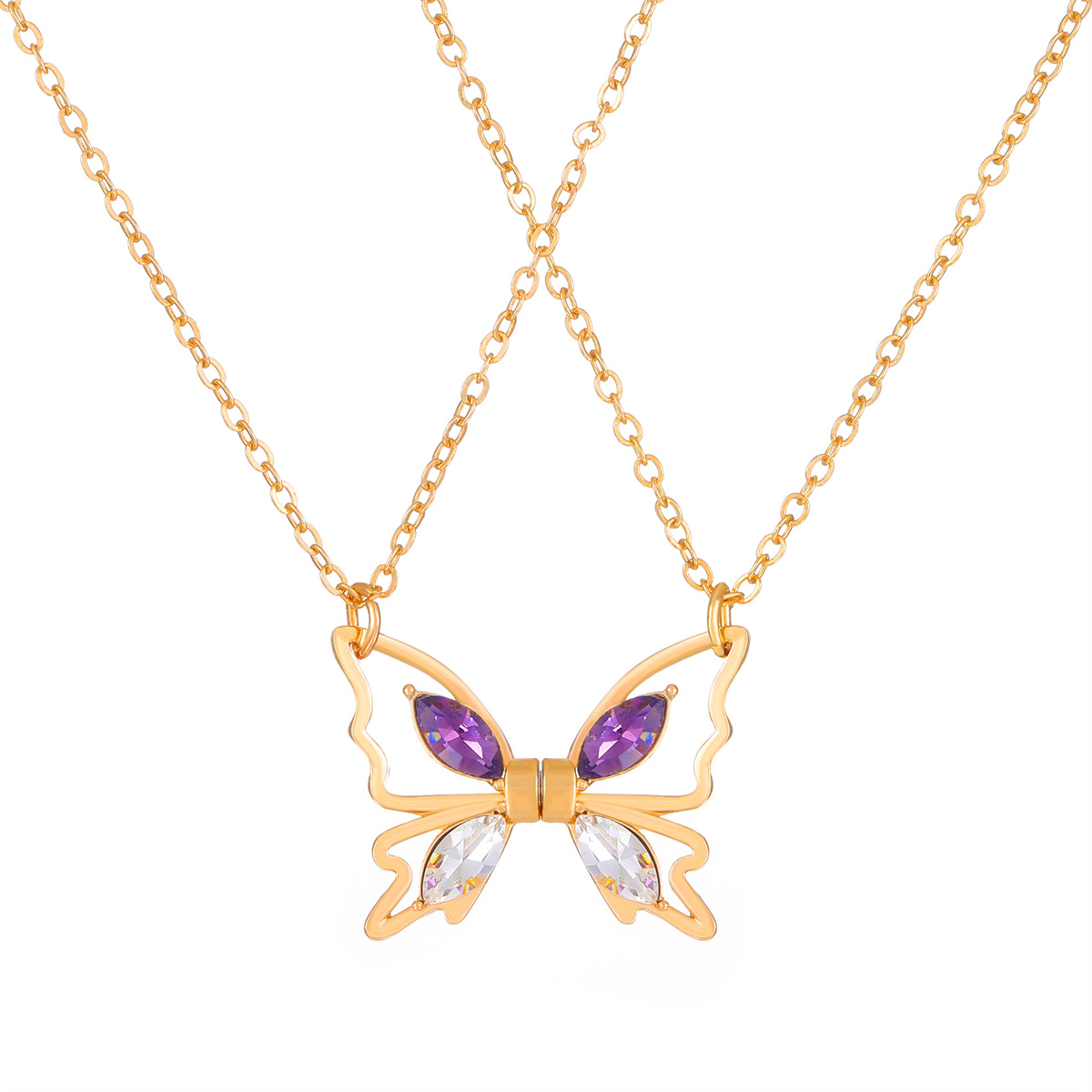 Lover BFF Magnetic Butterfly N - Magnetic Couple Matching Necklaces review and price