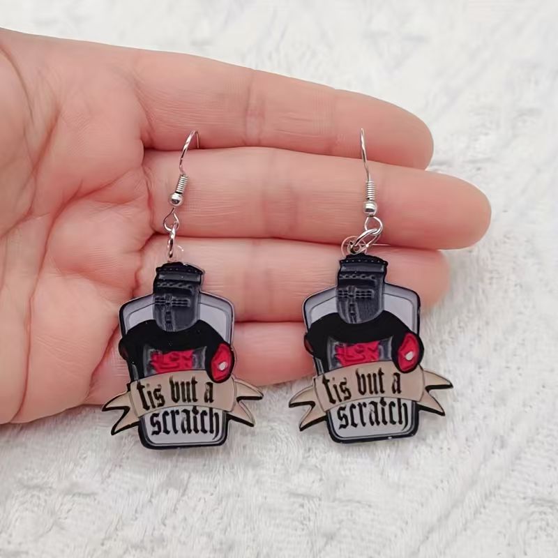 10PCS acrylic black and white  - Earrings review and price
