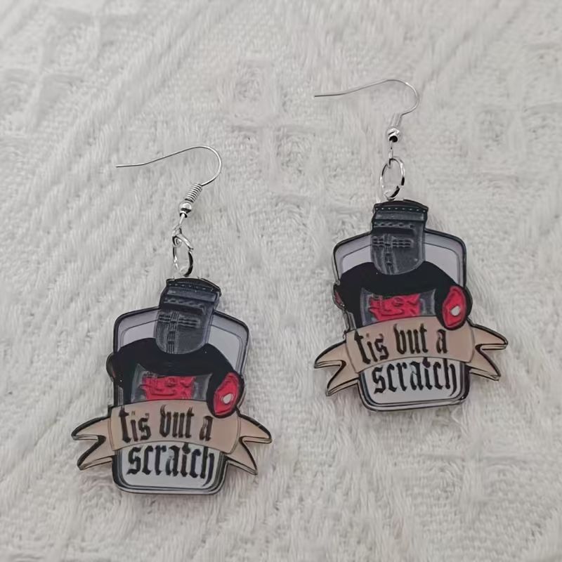 10PCS acrylic black and white  - Earrings review and price