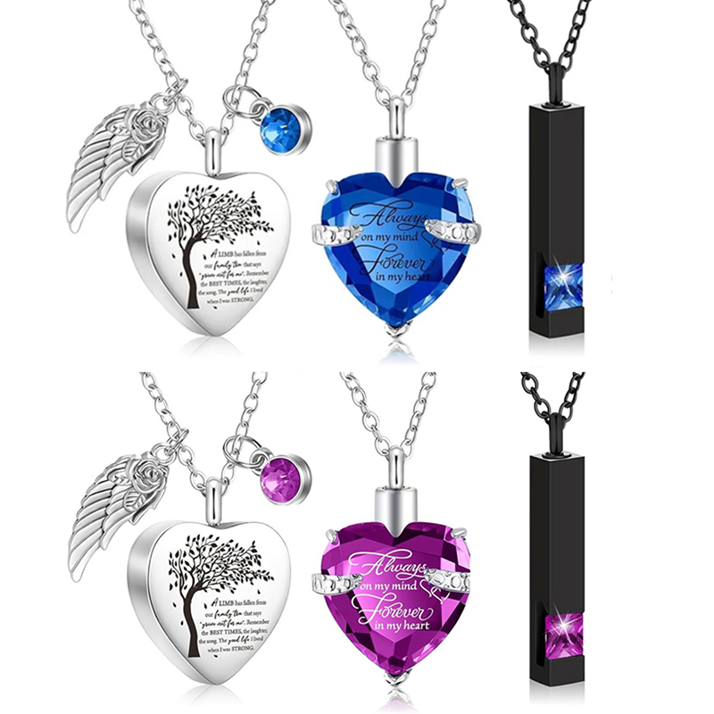 3 Styles Urn Necklace for Ashe - Heart Locket Necklace Photo review and price