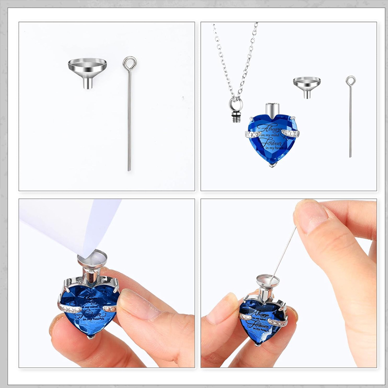 3 Styles Urn Necklace for Ashe - Heart Locket Necklace Photo review and price