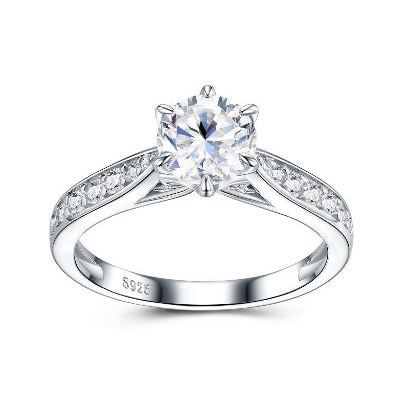Apaison Luxury D Color 1 Carat - Moissanite Engagement Ring 1 Carat review and price