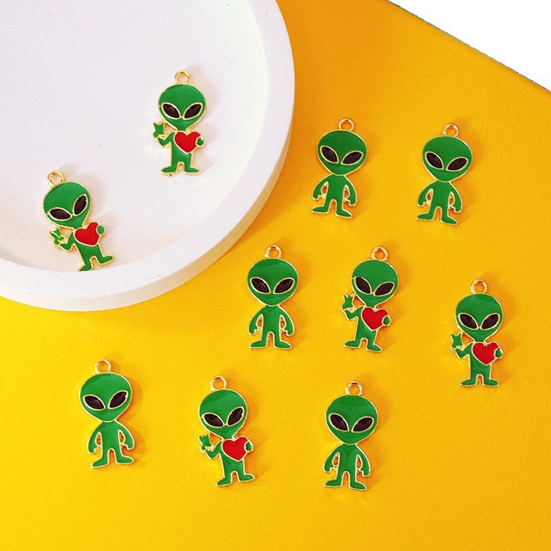 10pcs Simple Alien Alloy Drip  - Earrings review and price