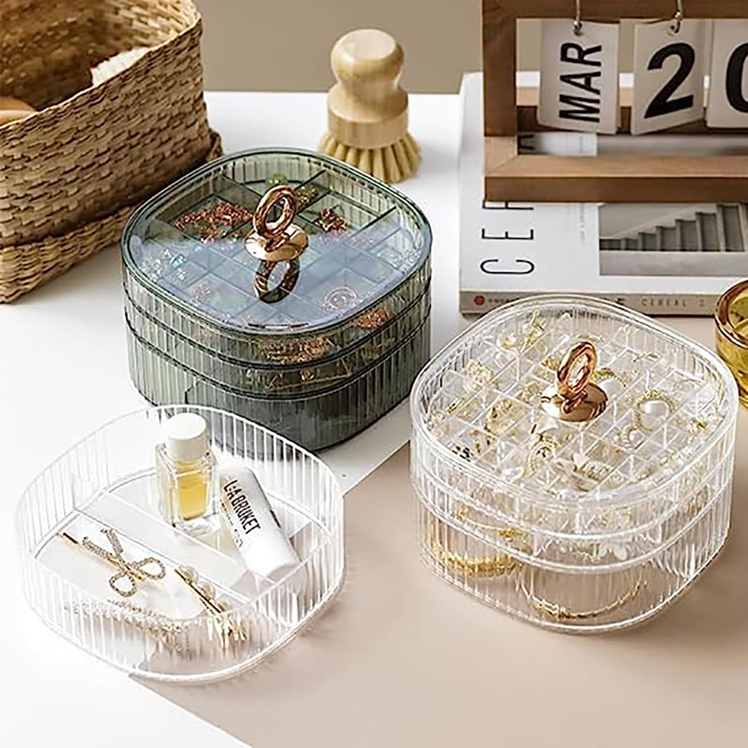 Transparent Jewelry Box 3-Laye - Rings review and price