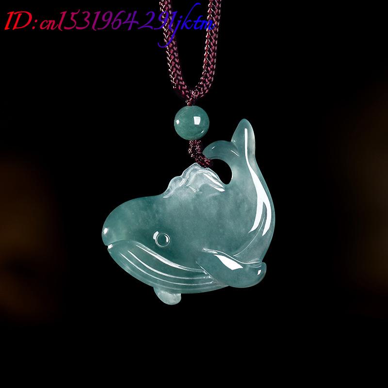 Natural Burmese Jadeite Whale  - Necklaces review and price