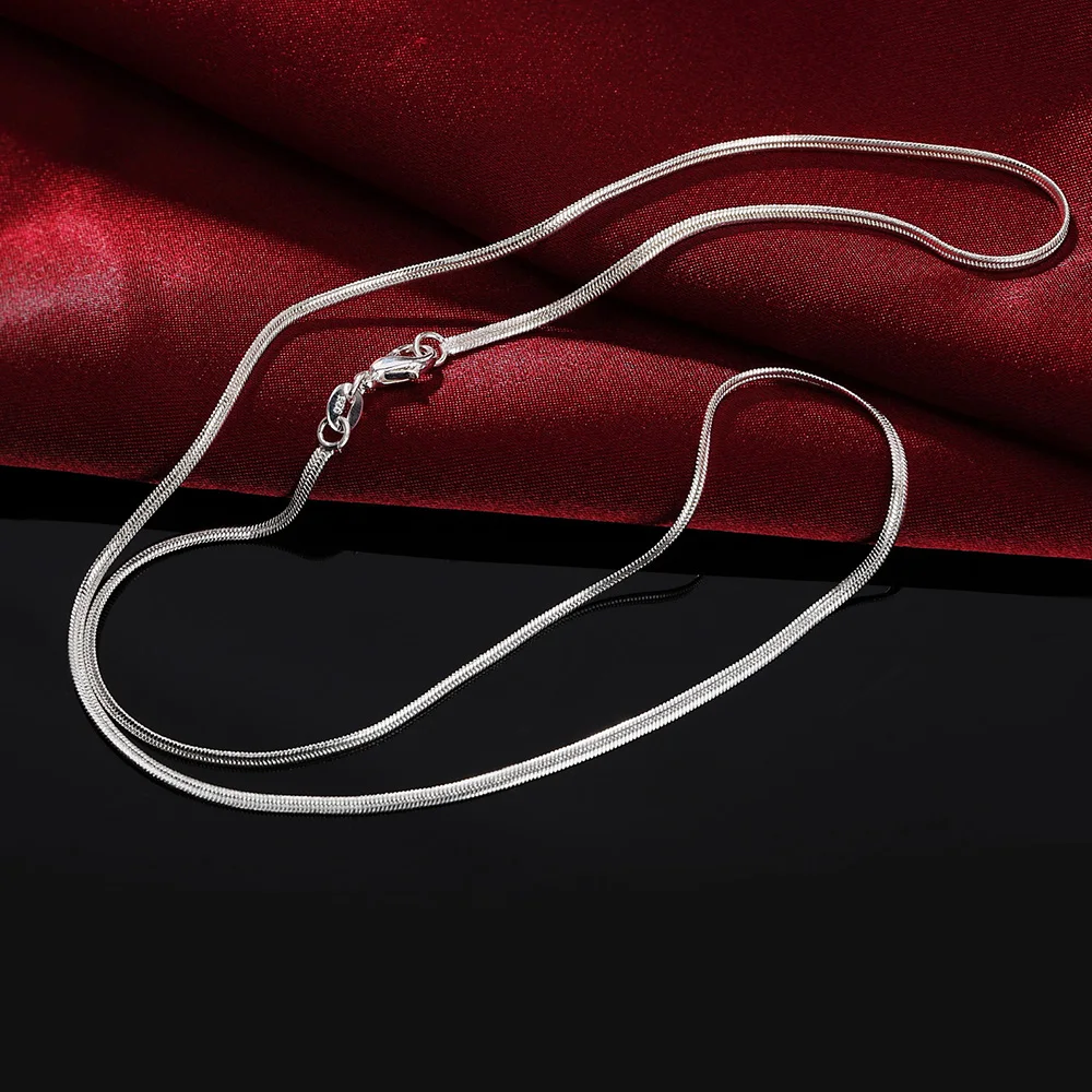 40-75cm Length 925 Sterling Si - 925 Sterling Silver Chain Necklace Men review and price