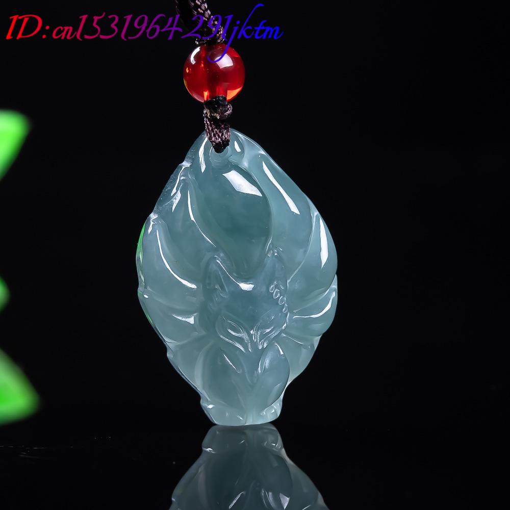 Natural Burmese Jadeite Fox Pe - Necklaces review and price