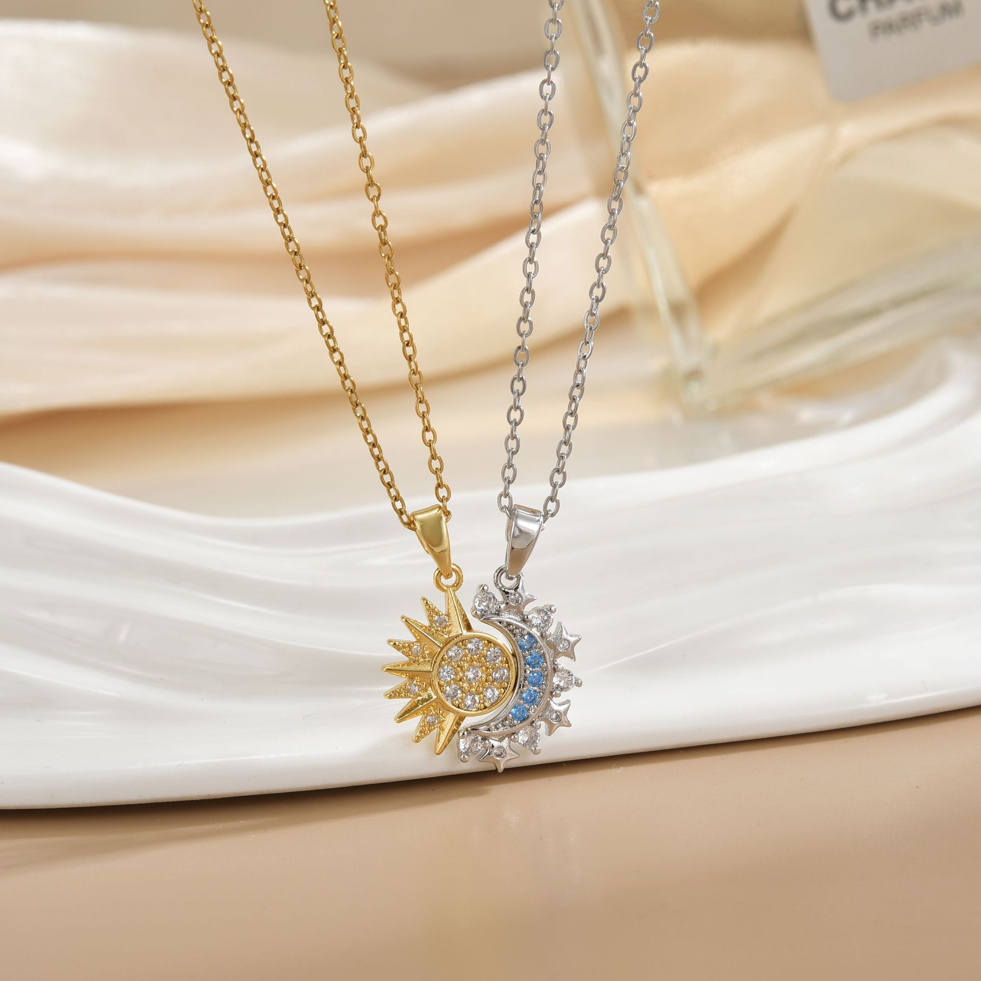 Couples Magnetic Necklaces Sun - Magnetic Couple Matching Necklaces review and price