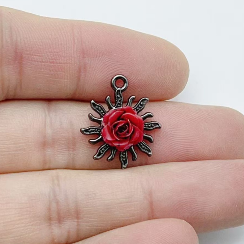 10pcs Dark Gothic style Red Di - Bracelets review and price