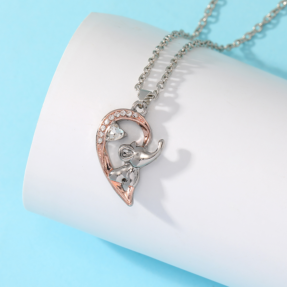 2Pcs Magnetic Matching Heart E - Magnetic Couple Matching Necklaces review and price