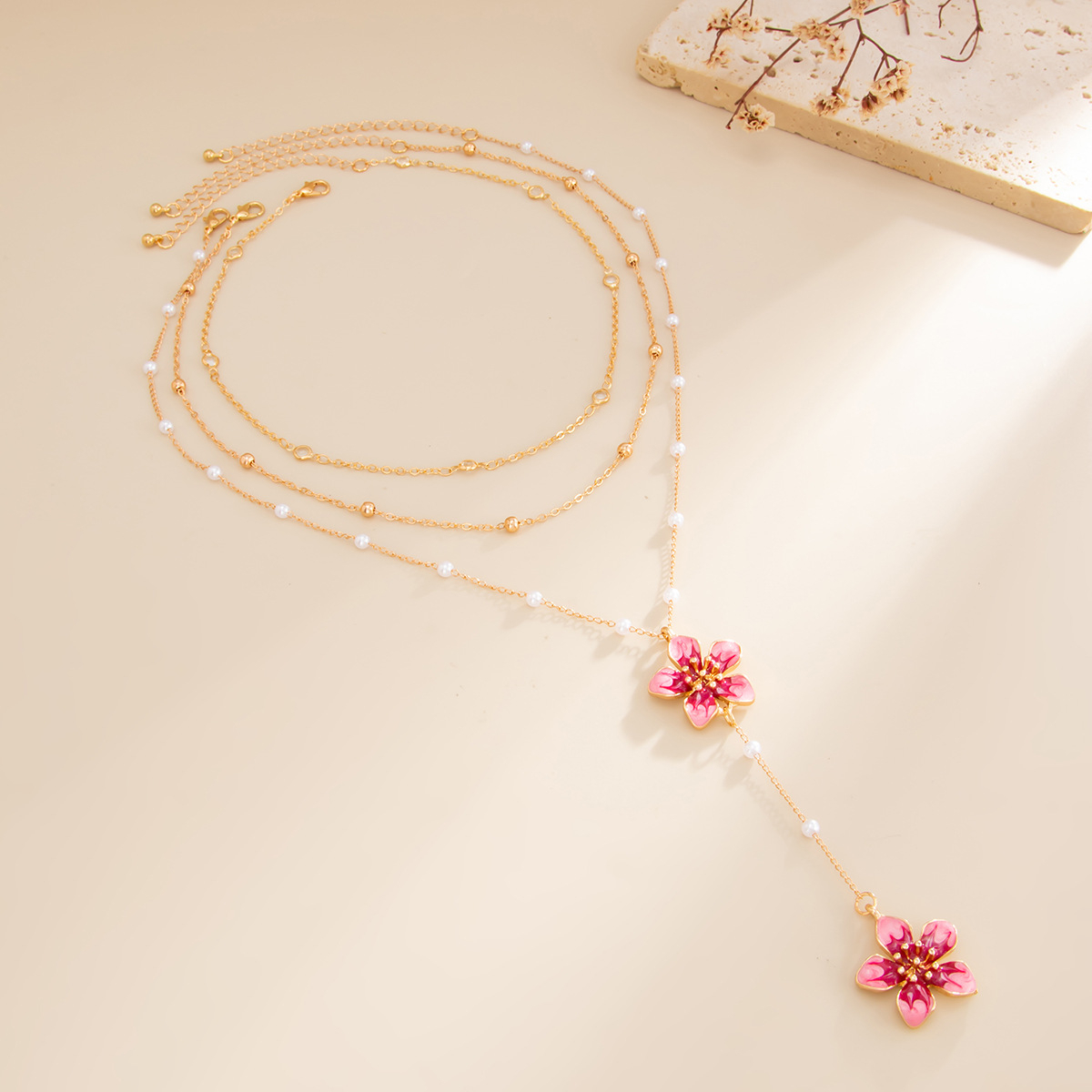 Clean Aesthetic Dainty Layered - Layered Pendant Necklace Aesthetic review and price