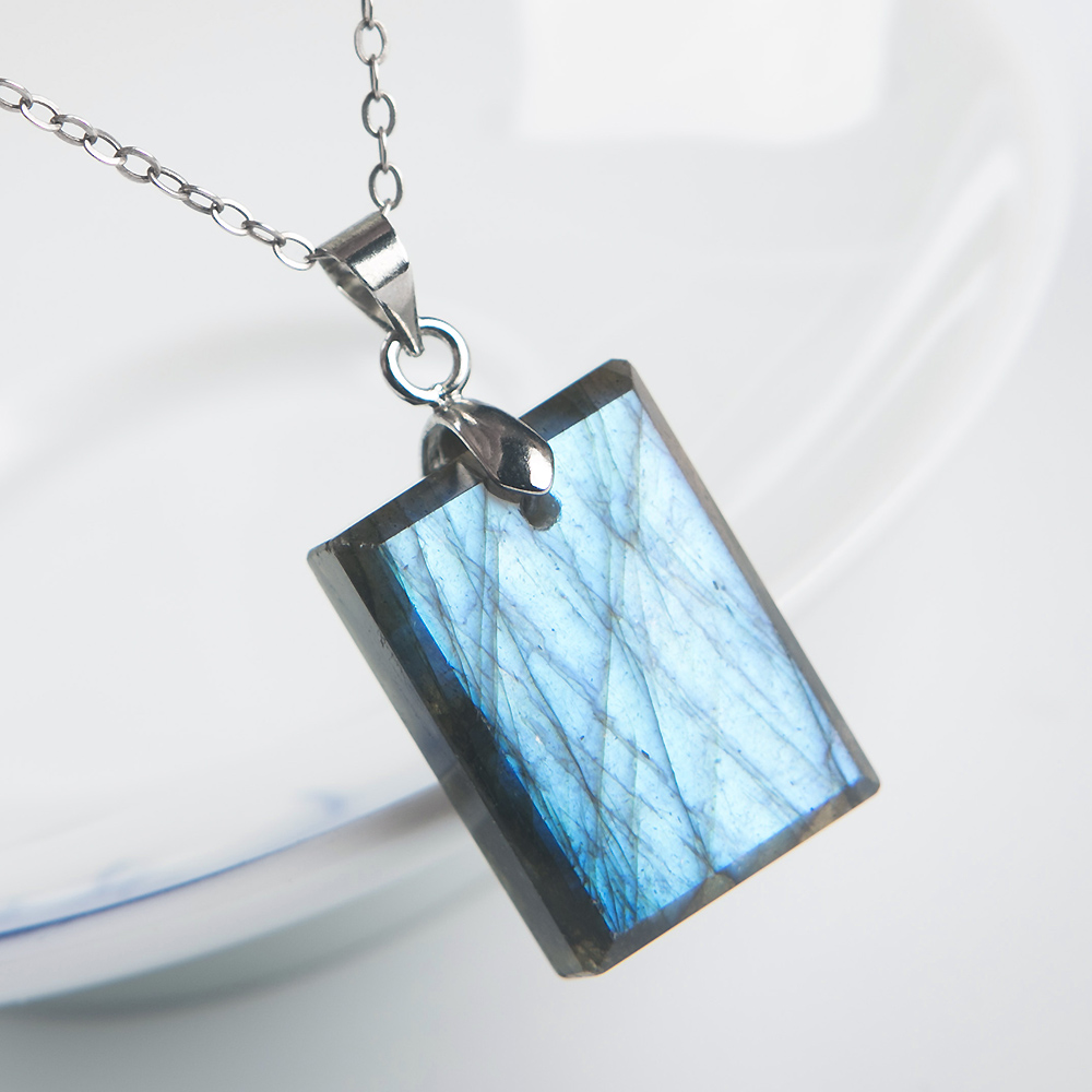 Necklace Pendant Natural Labra - Crystal Pendant Necklace Natural Stone review and price
