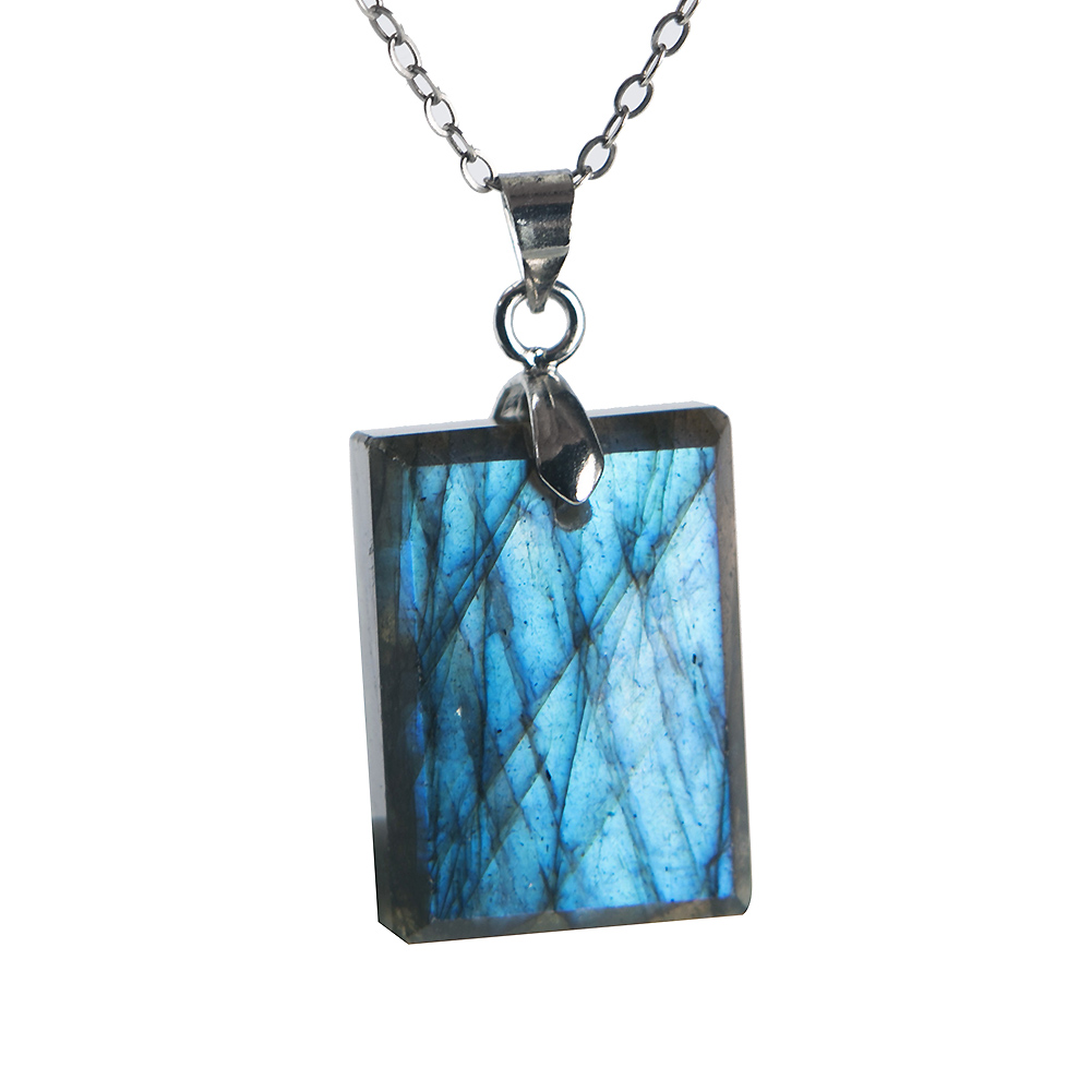 Necklace Pendant Natural Labra - Crystal Pendant Necklace Natural Stone review and price