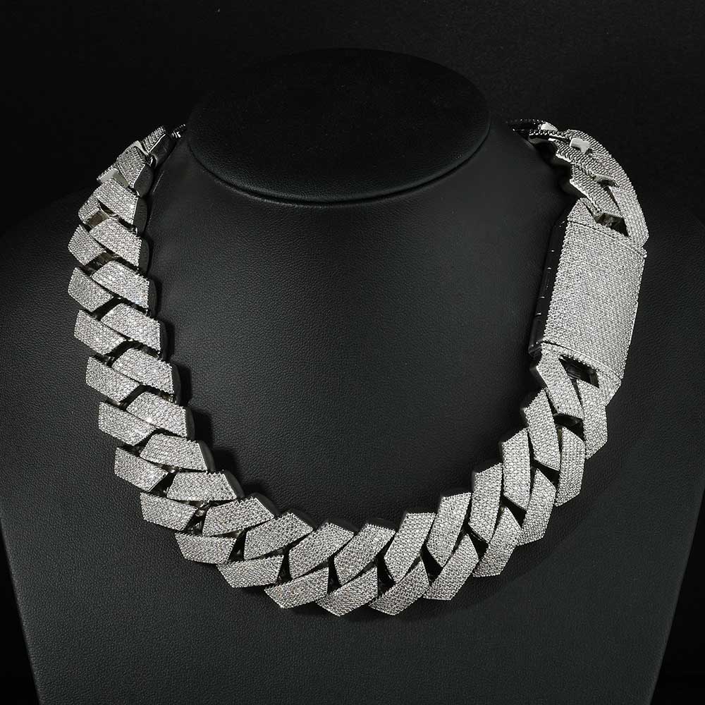 Nuoya Iced Out 26mm 6 Rows Cub - Cuban Link Chain 12Mm review and price