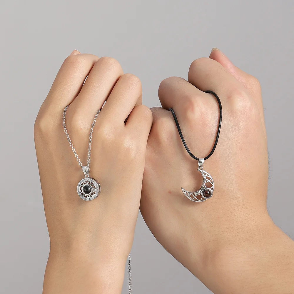 2PCS Magnetic Couple Matching  - Magnetic Couple Matching Necklaces review and price