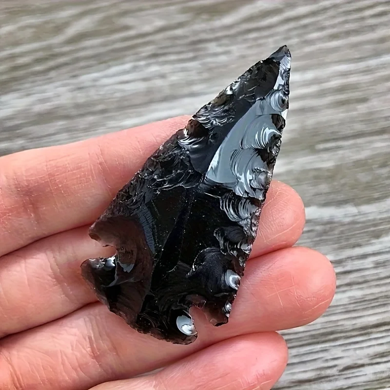 1 Obsidian Arrow Pendant -Hand - Crystal Pendant Necklace Natural Stone review and price