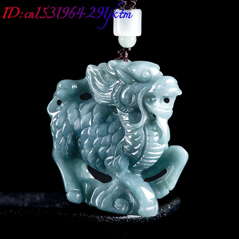 Burmese Jadeite Kylin Pendant  - Necklaces review and price