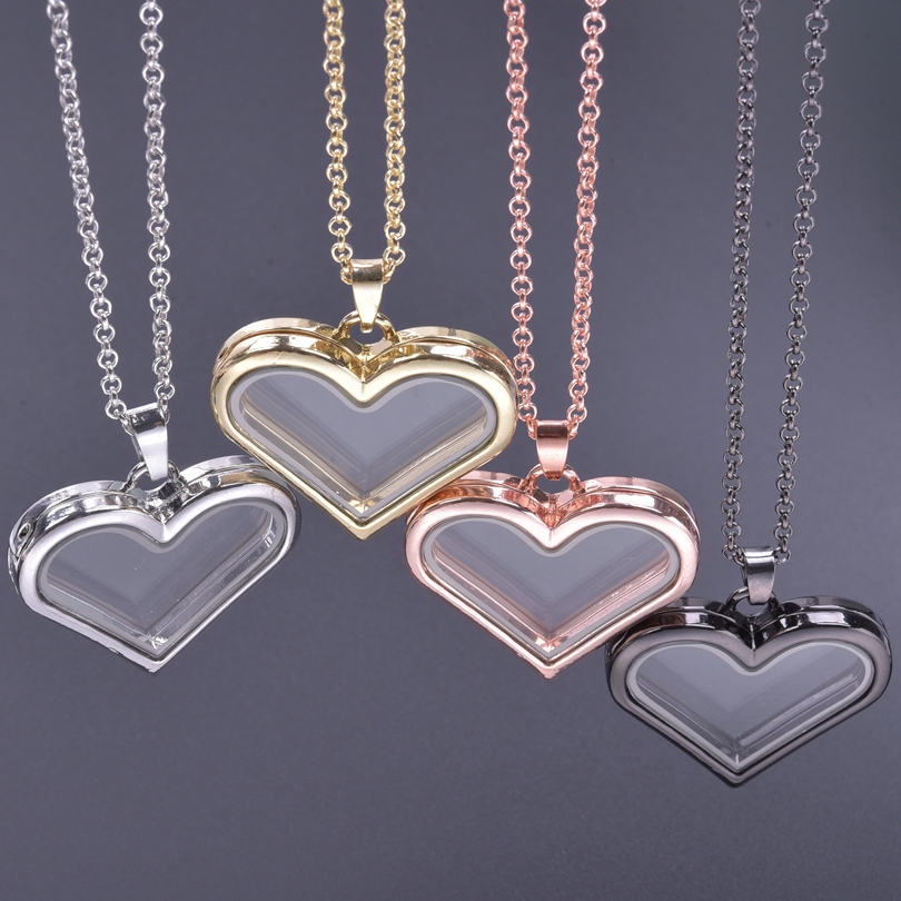 1Pc Y2K Girl Sweet Love Heart  - Heart Locket Necklace Photo review and price