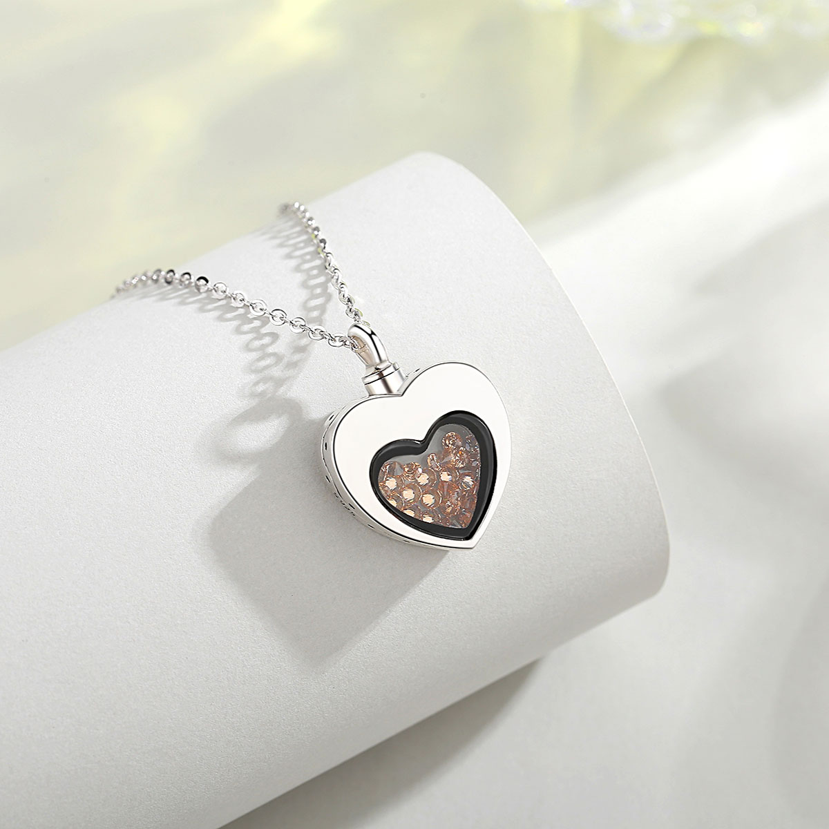 Eudora Sterling Silver Heart L - Heart Locket Necklace Photo review and price
