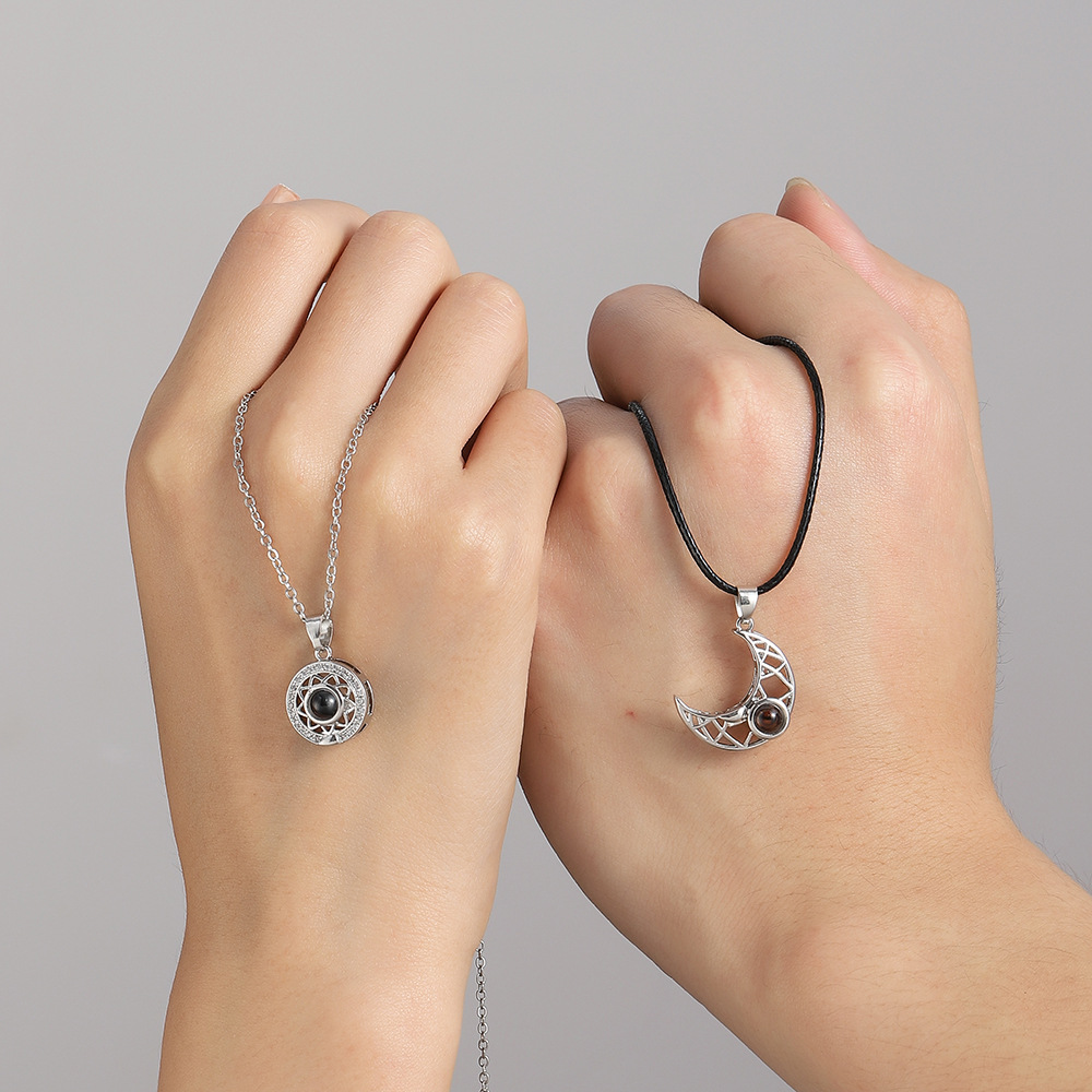 2PCS Magnetic Couple Matching  - Magnetic Couple Matching Necklaces review and price