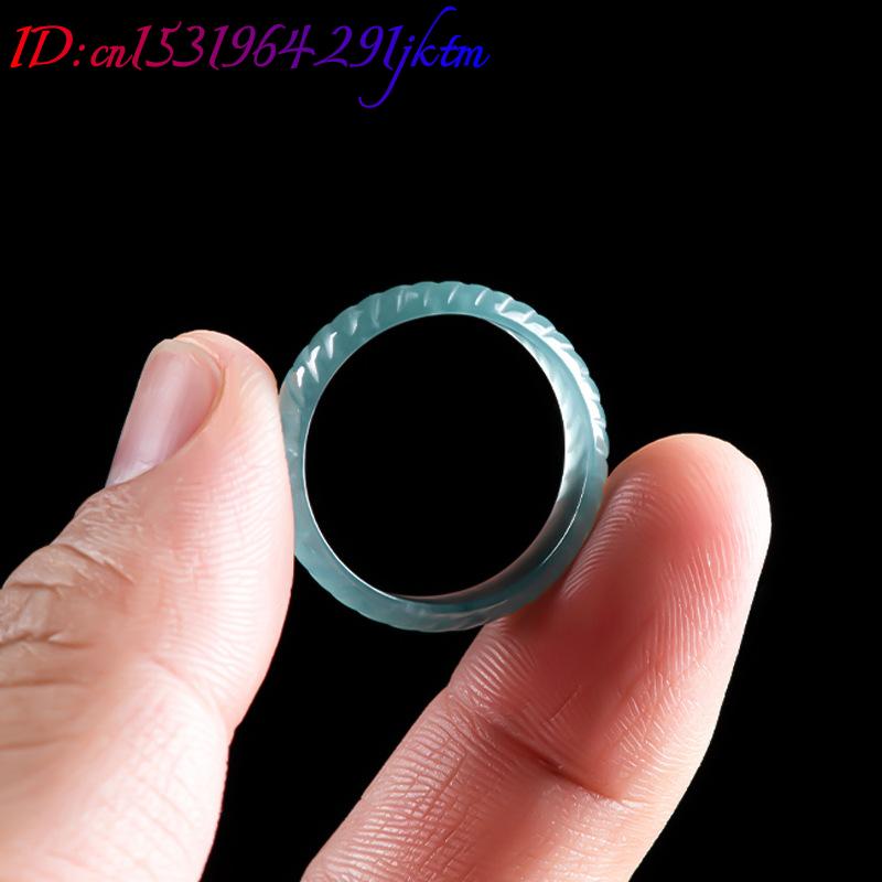 Blue Real Burmese Jadeite Ring - Rings review and price