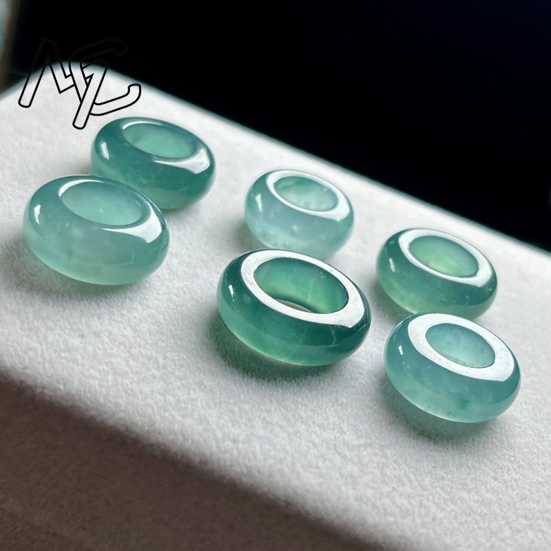 Natural Emerald Blue Water Luc - Necklaces review and price