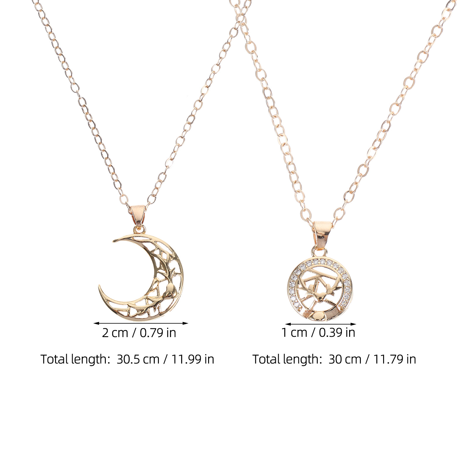 1Pair Sun and Moon Necklace Se - Magnetic Couple Matching Necklaces review and price