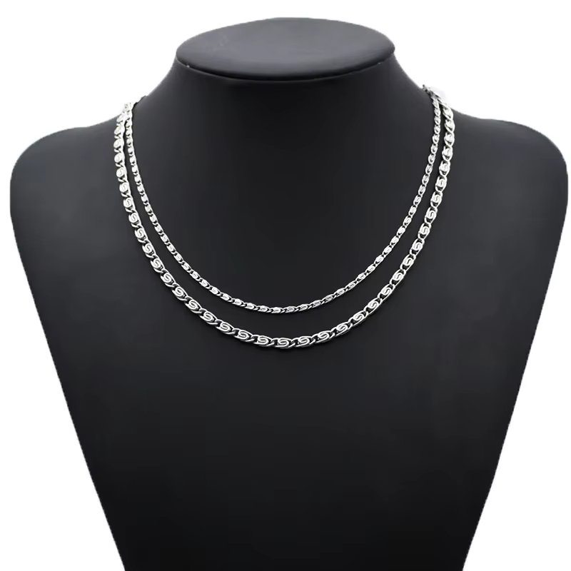 Andara 925 Sterling Silver 18K - 925 Sterling Silver Chain Necklace Men review and price
