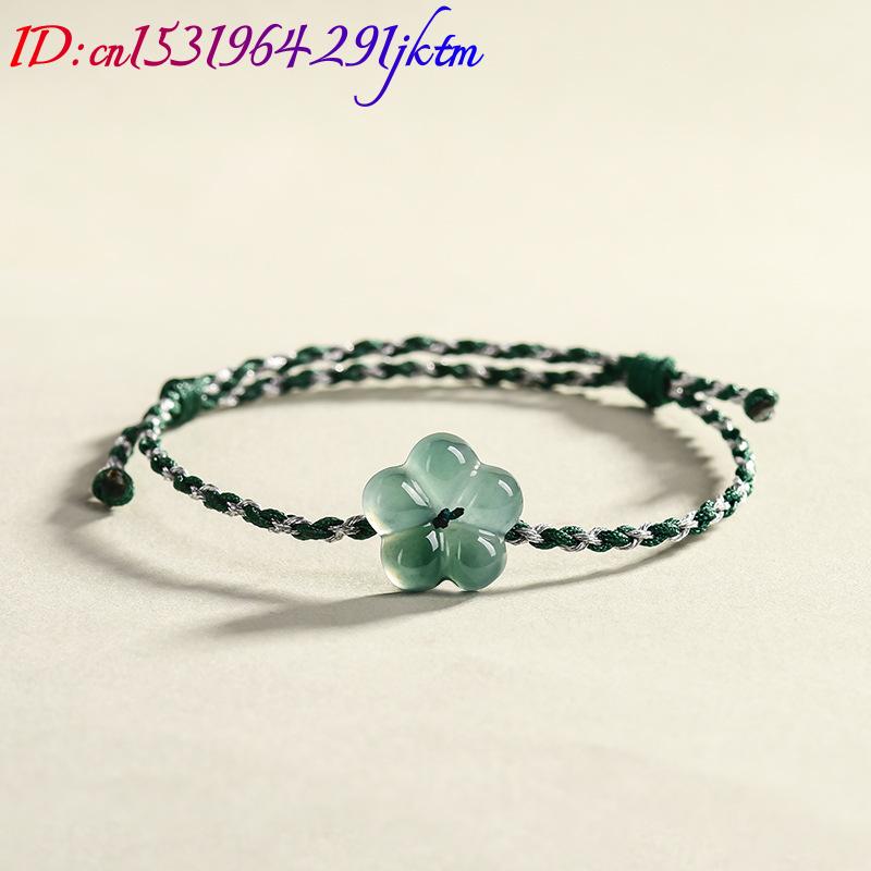 Burmese Jadeite Flower Bracele - Bracelets review and price