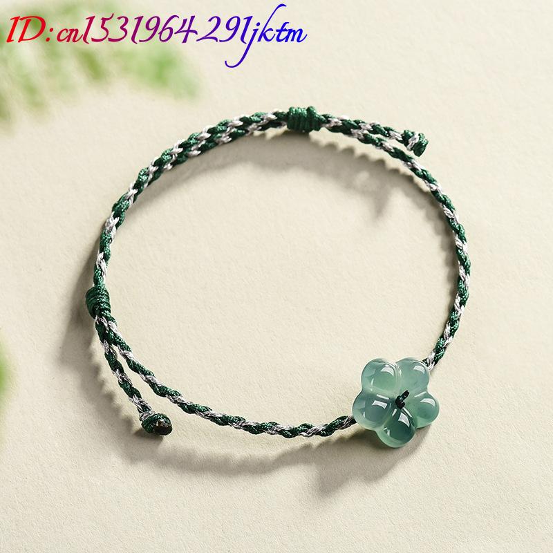 Burmese Jadeite Flower Bracele - Bracelets review and price